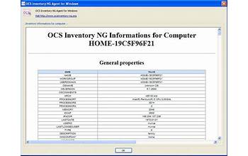 OCS Inventory NG Agent screenshot #1