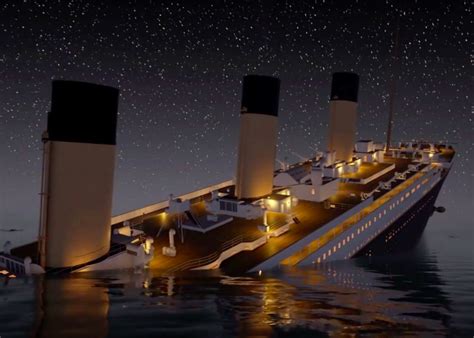 titanic sinks  real time  chillingly detailed video