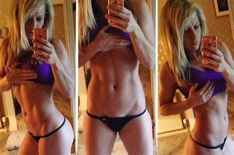chloe madely posts impressive instagram selfie showing off washboard abs and toned legs daily