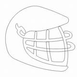Lacrosse Helmet Drawing Getdrawings Motif sketch template
