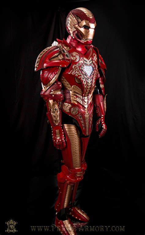 beautifully crafted asgardian iron man leather armor geekologie