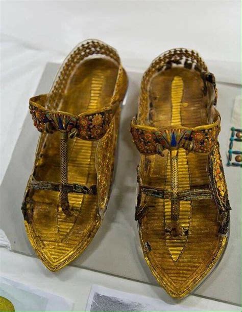 Golden Shoes Of The Ancient Egypt Egyptian Sandals
