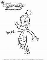 Coloring Pages Kids Cyberchase Sid Science Pbs Kid Maya Girls Color Super Miguel Holding Girl Hands Print Getcolorings Two Cartoons sketch template