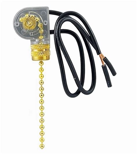 buy  nsi cq single pole pull chain switch brass