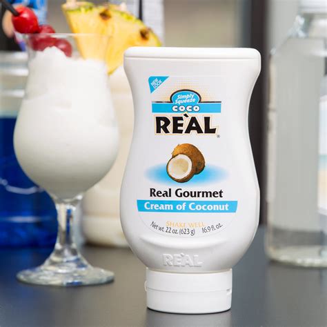 coco real  oz cream  coconut