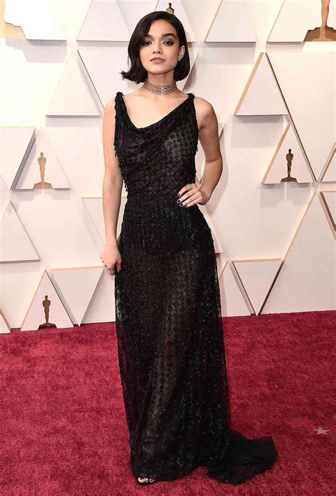 rachel zegler wears dior haute couture   oscars