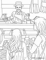 Coloring Pages Job Butcher Shop His Hellokids Working Popular sketch template