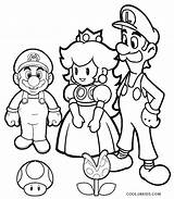 Coloring Pages Mario Halloween Printable Luigi Getcolorings Color Print sketch template