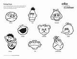 Feelings Printable Coloring Pages Sesame Faces Street Feeling Activities Sesamestreet Emotions Children Label Color Kids Challenges Toddler Print Their Activity sketch template