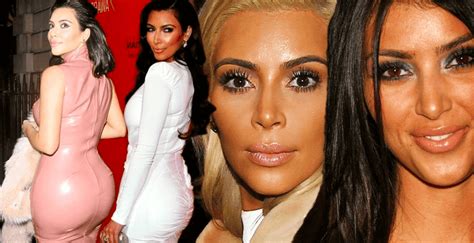 kim kardashian before and after plastic surgery celebrity