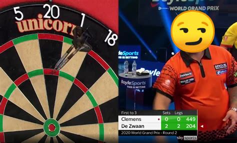 video jeffrey de zwaan predicts   match winning  darts