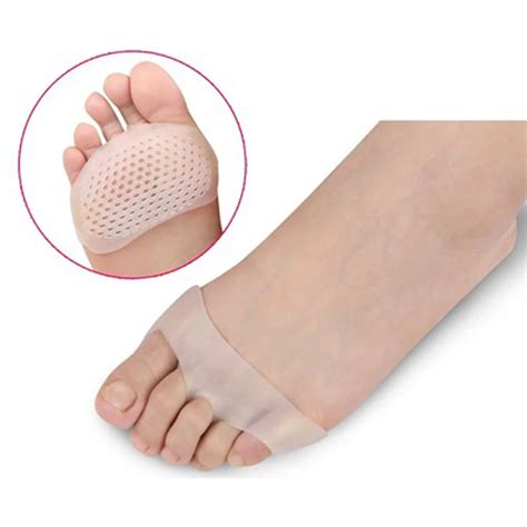 pair silicone heel pads soft forefoot  yard pads invisible high heel shoes slip resistant