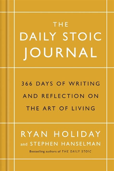 daily stoic journal  ryan holiday hardcover  buy    nile