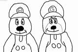 Coloring Mario Icee Luigi Tundra Wecoloringpage Pages sketch template