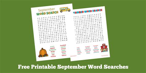 printable september word search puzzles