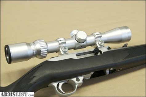 armslist  sale ruger  stainless steel carbine  scope