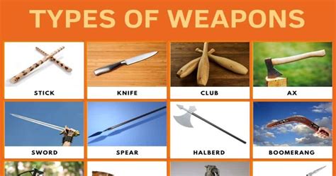 list  weapons  types  weapons  images esl