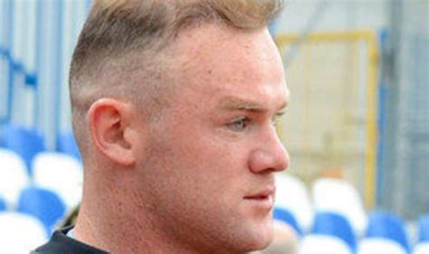 wayne rooney chooses haircut to avoid cutting hair implants football