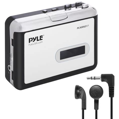 pyle home portable cassette player  mp converter pcasrsd