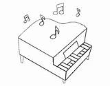 Pianoforte Coda Pintar Pianos Cauda Cua Dibuix Acolore Dibuixos sketch template