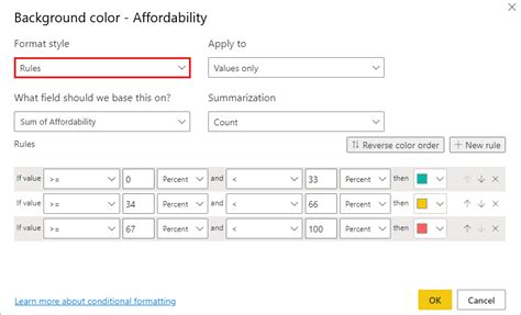 Conditional Formatting For Power Bi And Percentages Graph Hot Sex Picture