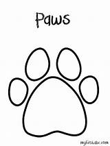 Coloring Paw Pages Tiger Paws Print Colouring Clipart Bear Library Wolf Cliparts Clip Template Patrol Color Draw Effective Ways Sheet sketch template