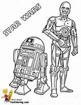 Coloring Wars Star Pages Kids R2 D2 Yescoloring Sheets Color 3po Book Cartoon Darth Colouring Printable Starwars Printables Characters Vader sketch template