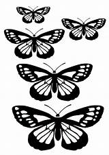 Mariposas Plantillas Imprimir Mariposa Imprimibles Aerografias Sj sketch template