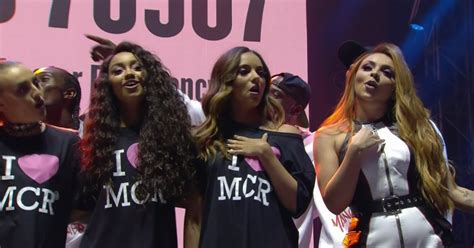 little mix fans defend the band s one love manchester