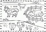 Farmyard sketch template