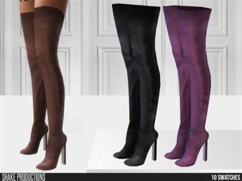 765 – High Heel Boots By Shakeproductions At Tsr Lana Cc Finds