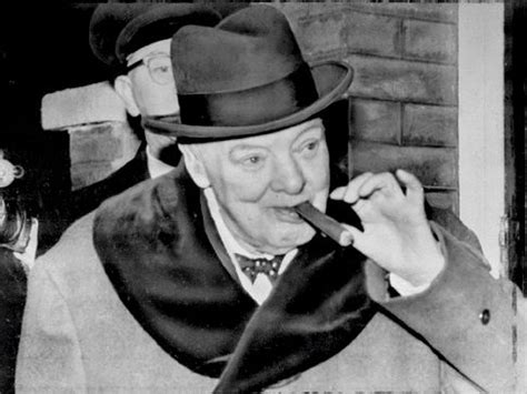 winston churchill seems to have kicked his habit after