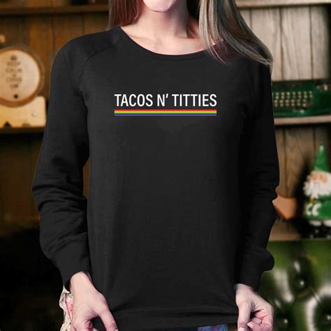 Lgbt Tacos And Titties Lesbian Couple T T Shirt Shibtee Clothing