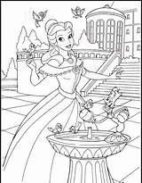 Coloring Disney Pages Princess Christmas sketch template