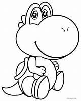 Yoshi Coloring Pages Clipartmag sketch template