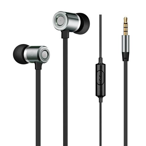 mm headphones mm headset  insten alloy metal stereo  ear earbuds earphone