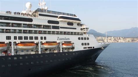 cruise ship zaandam  vancouver bc september   youtube