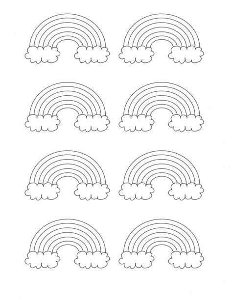 printable rainbow coloring pages coloring pages nurseries