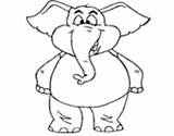 Elephant Balancing Coloring Ball Coloringcrew sketch template