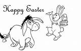 Easter Coloring Pages Eeyore sketch template