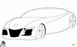 Coloring Car Super Pages Supercar Pencil Drawing Printable Clipartmag sketch template