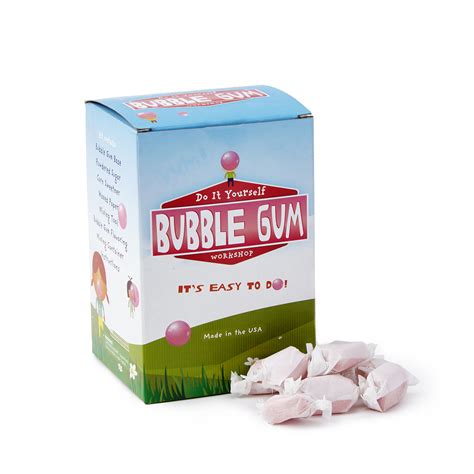 diy bubble gum kit homemade chewing gum uncommongoods