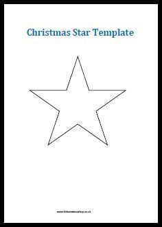 christmas star template homemade christmas decorations christmas