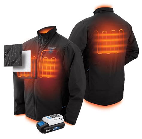 hart  volt mens heated medium duty jacket kit black medium walmartcom walmartcom