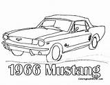 Mustang Coloring Pages Car Ford Old Drawing Cars Classic Gt Preschool Printable Muscle School Funny 1966 Mustangs Print Sheets Large sketch template