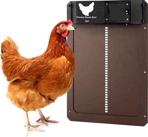 kippendeur automatisch hokopener kippen kippenluik met sensor bruin bolcom
