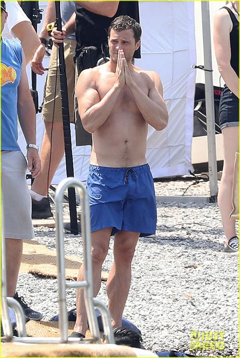 Full Sized Photo Of Jamie Dornan Shirtless Fifty Shades Beach Scene 11