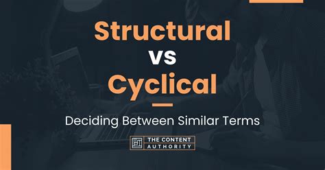 structural  cyclical deciding  similar terms