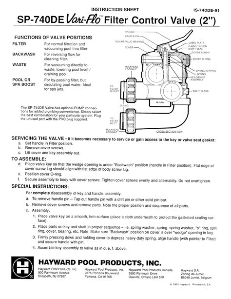 hayward spde user manual