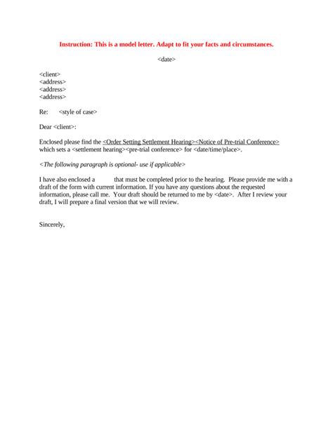 sample letter client ination  template pdffiller